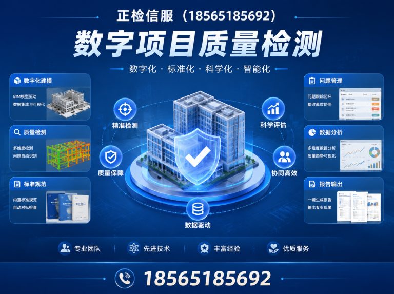 白云区数字项目质量检测展示图